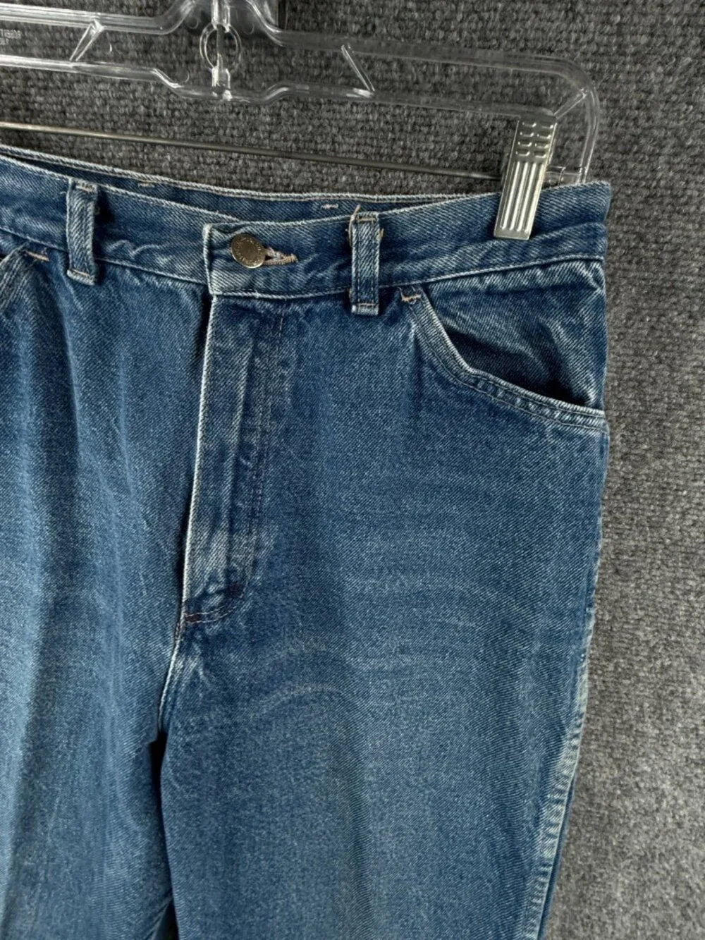 VTG Wrangler Scovill Misses Women Blue Denim Jeans USA Made MX319KA